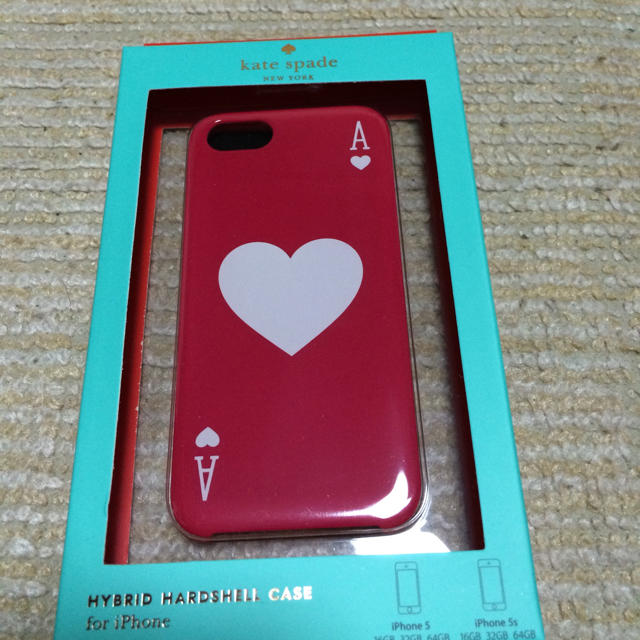 kate spade new york(ケイトスペードニューヨーク)のケイトスペード iPhone5 ハート レディースのレディース その他(その他)の商品写真