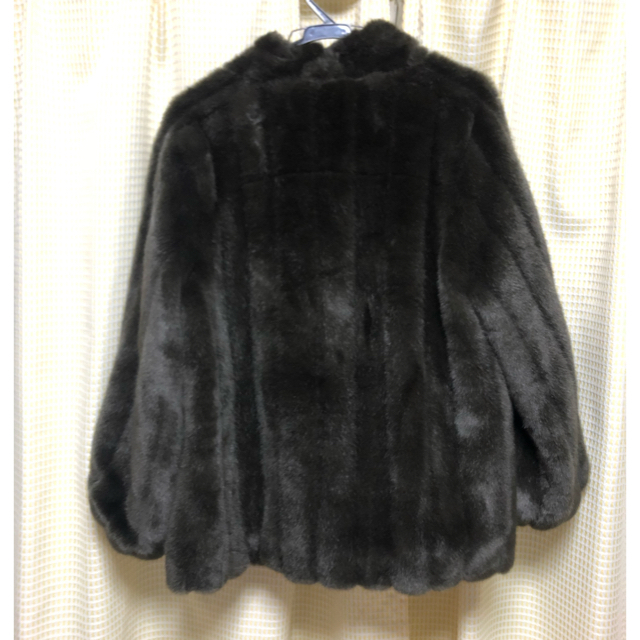 BEAUTY&YOUTH UNITED ARROWS(ビューティアンドユースユナイテッドアローズ)のmamu    Flare eco fur coat (BROWN） レディースのジャケット/アウター(毛皮/ファーコート)の商品写真