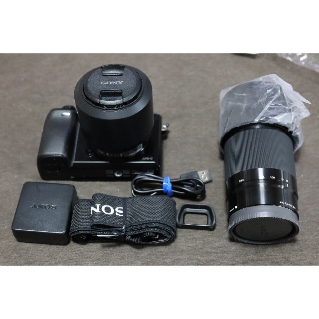 SONY α6000 SEL50F18 SEL55210 送料無料