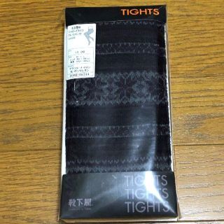 クツシタヤ(靴下屋)の新品 靴下屋 毛混雪柄 ジャガードタイツ 定価2640円 tabio (タイツ/ストッキング)