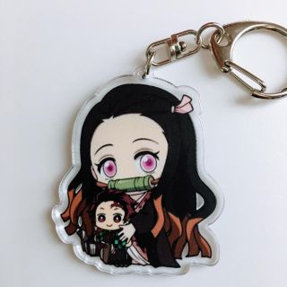 ◆鬼滅の刃◆アクリルキーホルダー　禰豆子(キーホルダー)