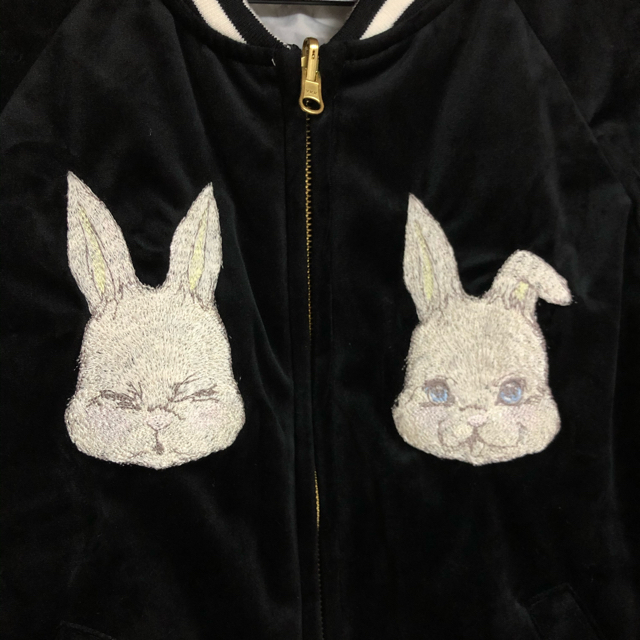 あっぷっぷうさぎスカジャン