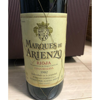 マルケス デ アリエンソ 1982 赤ワインヴィンテージ(ワイン)