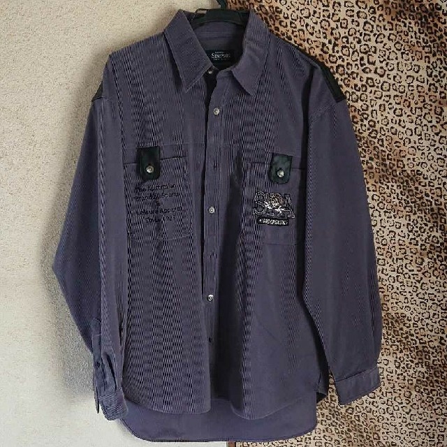 SIMPSON(シンプソン)の希少SIMPSONコーデュロイシャツ90s古着ヴィンテージ メンズのトップス(シャツ)の商品写真