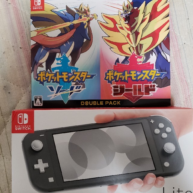 Nintendo Switch Lite　グレー　ポケモン　ダブルパック　セット