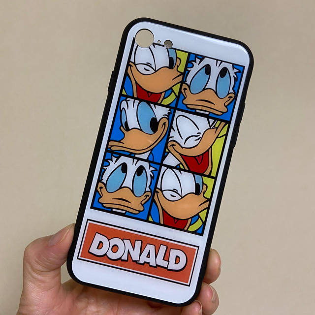 Disney(ディズニー)のドナルドダック　iPhone8ケース スマホ/家電/カメラのスマホアクセサリー(iPhoneケース)の商品写真