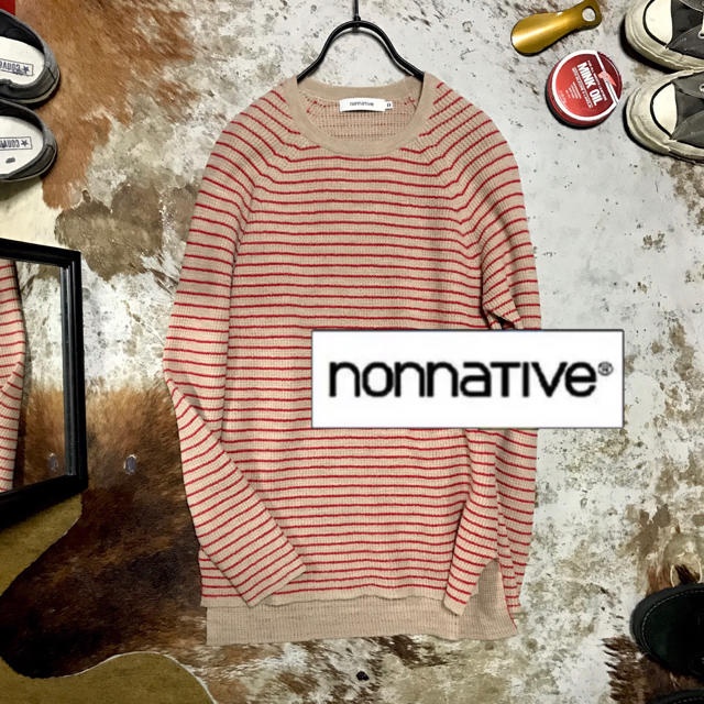 ［極美品／完売モデル］《★ nonnative ★》サーマルウールカットソー