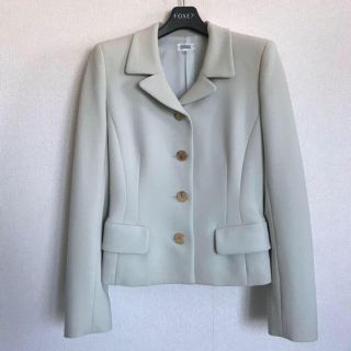 フォクシー(FOXEY)のFOXEY✨ストレッチダブルフェイスジャケット38(テーラードジャケット)