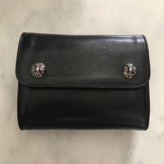 クロムハーツ(Chrome Hearts)のクロムハーツchromeheartsWAVE MINIwallet新品未使用‼️(折り財布)