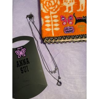 アナスイ(ANNA SUI)のおまけ付✨ANNA SUI 2連ネックレス★ブラックムーン&スター(ネックレス)