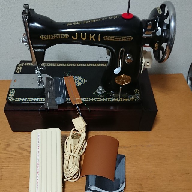 アンティークミシン ジューキ 電動モーター ハンドメイドその他 アンティークミシン ジューキ 電動モーター ハンドメイドその他