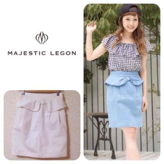 マジェスティックレゴン(MAJESTIC LEGON)のマジェ リボンタイトスカート(ミニスカート)