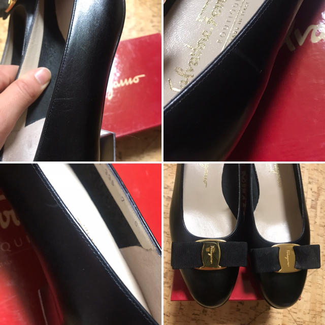 れての Salvatore Ferragamo - 新品未使用 フェラガモ ブラック リボン