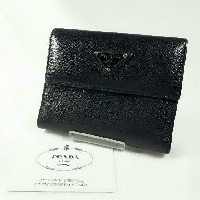 PRADA(プラダ)のPRADA　プラダ　折り財布 レディースのファッション小物(財布)の商品写真