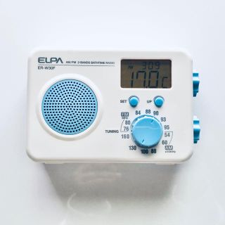 エルパ(ELPA)のELPA 水回りで使えるバスタイムラジオ ER-W30F(ラジオ)