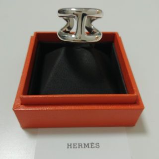 エルメス(Hermes)のhermes オスモス　シルバーリング　18号(リング(指輪))