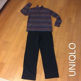 ユニクロ(UNIQLO)の【UNIQLO】オールラウンド セットアップ上下【送料無料】(スウェット)