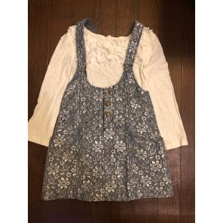 アナスイミニ(ANNA SUI mini)のANASUI Mini ジャンパースカート+おまけのGAP 長袖カットソー(スカート)