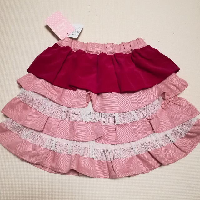 Shirley Temple(シャーリーテンプル)のシャーリーテンプル　チュール♡フリルスカート　120 キッズ/ベビー/マタニティのキッズ服女の子用(90cm~)(スカート)の商品写真