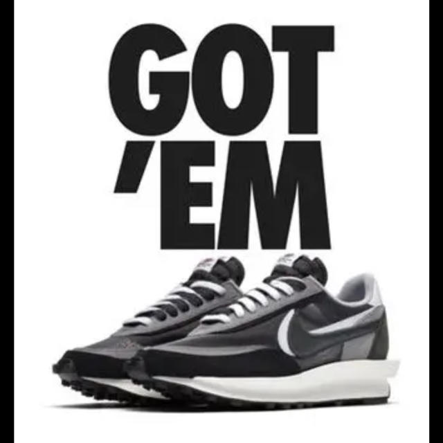 【送料無料】 NIKE - NIKE sacai 黒 LDワッフル 28cm スニーカー 【送料無料】 NIKE - NIKE sacai 黒 LDワッフル 28cm スニーカー