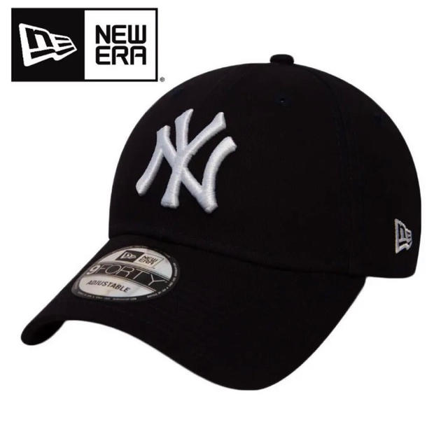 NEW ERA(ニューエラー)のニューエラ キャップ NY ヤンキース ブラック 黒 メンズの帽子(キャップ)の商品写真