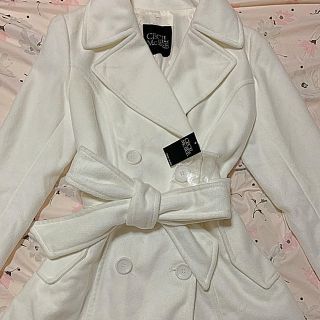 セシルマクビー(CECIL McBEE)のCECIL McBEE☆コート☆新品☆オフホワイト☆(ロングコート)