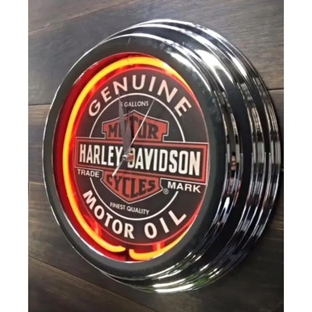 Harley Davidson - 激レア!ハーレーダビットソン ネオン壁掛け時計の