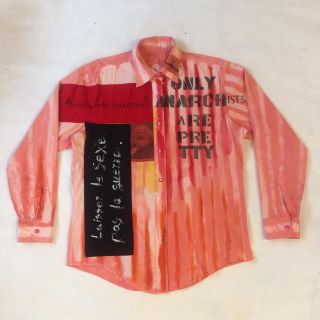 Anarchy Shirt アナーキーシャツ◉ピンク◉好配色↑