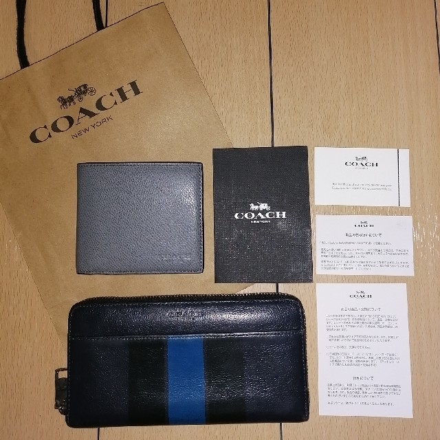 COACH(コーチ)のますす様専用　COACH 財布2点セット値下げ交渉OK メンズのファッション小物(長財布)の商品写真