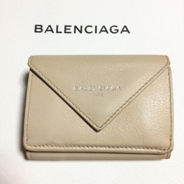 BALENCIAGA/コンパクトレザー3つ折り財布