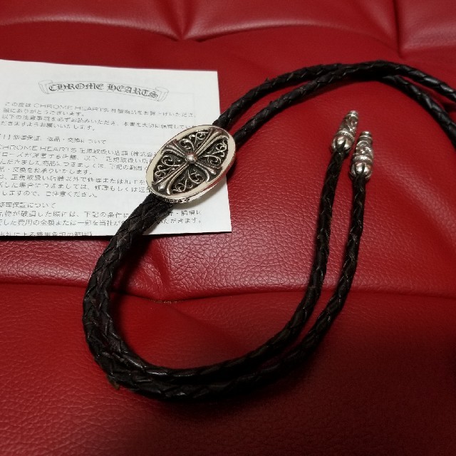 インボイス原本付き CHROME HEARTS タイニーオーバルボロータイ