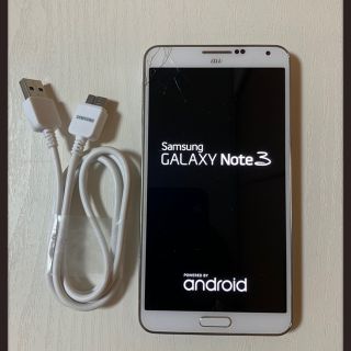 ギャラクシー(Galaxy)のau. GALAXY Note  SCL22  専用充電コードセット(スマートフォン本体)