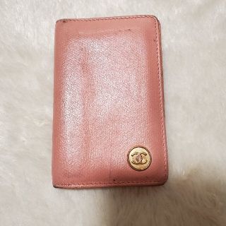 シャネル(CHANEL)の●CHANEL●カードケース●ピンク●中古品●(名刺入れ/定期入れ)