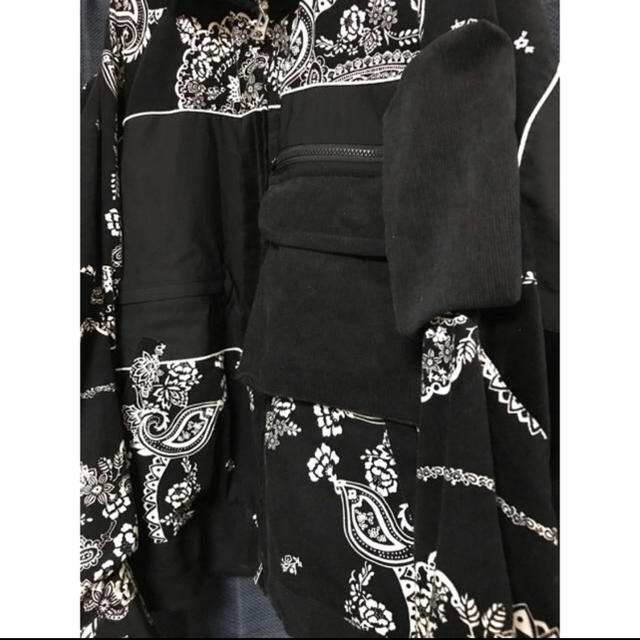 sacai 19aw floral blouson