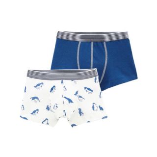 プチバトー(PETIT BATEAU)の☆SALE☆10ans プチバトー ペンギンプリントトランクス２枚組(下着)