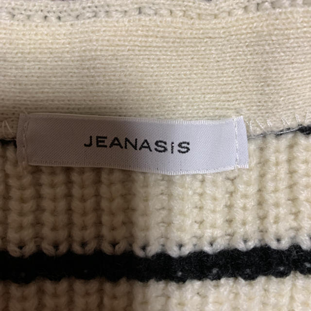 JEANASIS(ジーナシス)のボーダーニット トップス レディースのトップス(ニット/セーター)の商品写真