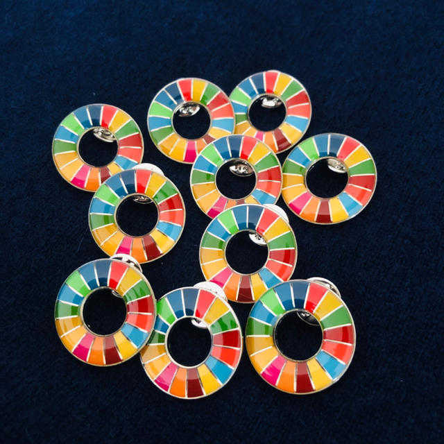 国連本部入手品】SDGs ピンバッジ 10点【訳あり商品】 国連本部入手品】SDGs ピンバッジ 10点【訳あり商品】