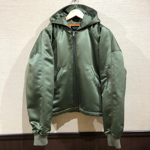 FEAR OF GOD(フィアオブゴッド)のFEAR OF GOD ma1 サテン ジャケット ジェリーロレンゾ着用 メンズのジャケット/アウター(ブルゾン)の商品写真