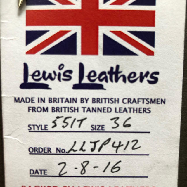 Lewis Leathers(ルイスレザー)のルイスレザー　ドミネーター　36 けい様専用 メンズのジャケット/アウター(ライダースジャケット)の商品写真