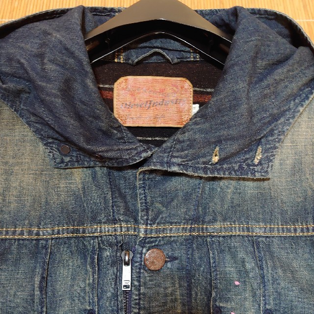 DIESEL(ディーゼル)のディーゼル　フード付きデニムジャケット メンズのジャケット/アウター(Gジャン/デニムジャケット)の商品写真
