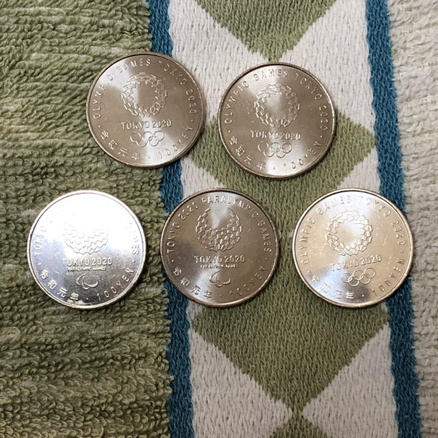 【3-18】東京2020オリンピック・パラリンピック100円記念硬貨3次発行5種