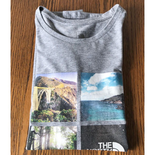 THE NORTH FACE(ザノースフェイス)の［プロフィール様専用］S/S PHOTO LOGO TEE  グレー  レディースのトップス(Tシャツ(半袖/袖なし))の商品写真