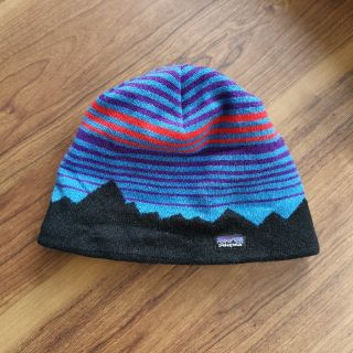 パタゴニア(patagonia)のパタゴニア ニット帽 ビーニー カラフル スノボ(ニット帽/ビーニー)