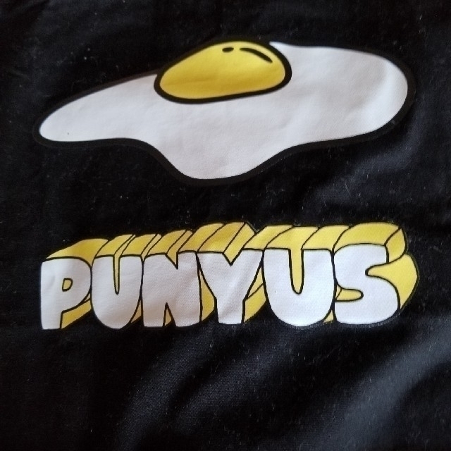 PUNYUS(プニュズ)のプニュズ　トート　目玉焼き　黒 レディースのバッグ(トートバッグ)の商品写真