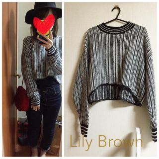 リリーブラウン(Lily Brown)のLily Brown ボトルネックニット(ニット/セーター)