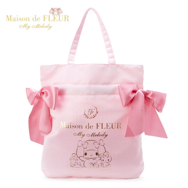 Maison de FLEUR(メゾンドフルール)のメゾンドフルール マイメロ リボントート レディースのバッグ(トートバッグ)の商品写真