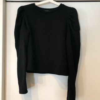 ザラ(ZARA)の専用　ZARA裏起毛パフスリーブトップス(トレーナー/スウェット)