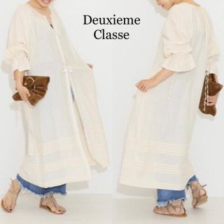 ドゥーズィエムクラス(DEUXIEME CLASSE)の試着のみ ドゥーズィエムクラス  刺繍ワンピース  ガウン(ロングワンピース/マキシワンピース)