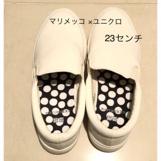 マリメッコ(marimekko)のマリメッコ×ユニクロ　コラボスリッポン　23センチ(スリッポン/モカシン)