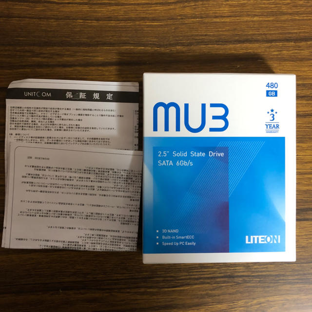 SSD480GB  LITEON MU 3 、5%割引きクーポン券使えます❣️